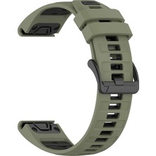 Daart Garmin Fenix 8 51MM / Enduro 3 / Instinct 2x Evrensel Silikon Saat Kordonu (Yurt Dışından)