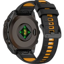 Daart Garmin Fenix 8 51MM / Enduro 3 / Instinct 2x Evrensel Silikon Saat Kordonu (Yurt Dışından)