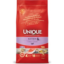 Unique Kitten Somonlu Kedi Maması 2 kg Vet's Health Anti Hairball Paste 100 gr + Multivitamin Paste 100 gr Hediyeli