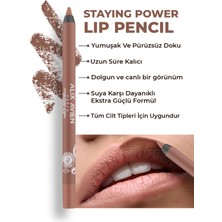 Uzun Süre Kalıcı Suya Dayanıklı Dudak Kalemi - Staying Power Lip Pencil 52 Caramel Nude