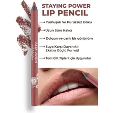 Uzun Süre Kalıcı Suya Dayanıklı Dudak Kalemi - Staying Power Lip Pencil 55 Cinnamon