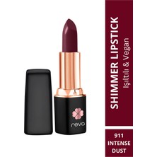 Reva Shimmer Lipstick  Işıltı Ruj  4 gr No: 911 Vegan & Temiz Içerik