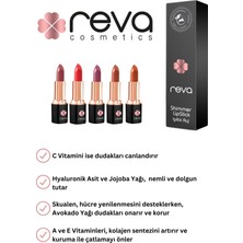 Reva Shimmer Lipstick  Işıltı Ruj  4 gr No: 911 Vegan & Temiz Içerik