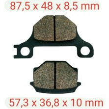 Mondial Mh Mr X-Treme Ön Fren Disk Balatası Tırnaklı FA093