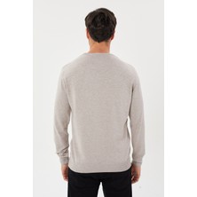 Tony Montana Geometrik Desen Serisi -1- Fit Triko Kazak- T-1272