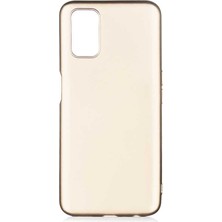 kilifone - Oppo A72 - Kılıf Mat Soft Premier Silikon Kapak - Gold - T13655