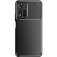 Kilifone - Xiaomi Redmi Note 11 Pro Plus 5g - Kılıf Auto Focus Negro Karbon Silikon Kapak