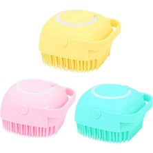 Jinlin Shop B No.3 Tarzı Kafa Masaj Fırçası Silikon Vücut Şampuan Saç Derisi Masaj Fırçaları Fonksiyon Tarak Saç Yıkama Duş Ayak Fırçası Banyo Malzemesi (Yurt Dışından)