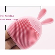 Jinlin Shop B Mor Tarzı Yüz Yıkama Ürünü Gözenek Temizleyici Peeling Fırçası Silikon Yüz Temizleme Fırça Scrubber Sevimli Cilt Bakımı (Yurt Dışından)