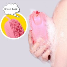 Jinlin Shop B Mavi Stil Banyo Lofahı Yumuşak Silikon Fırça Tam Vücut Peeling Cilt Temizleme Spa Banyo Masajı Hassas Duş Yıkama Aracı (Yurt Dışından)