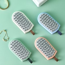 Jinlin Shop B Yeşil Stil Banyo Baş Derisi Masaj Aleti Yumuşak Silikon Şampuan Fırçası (Yurt Dışından)