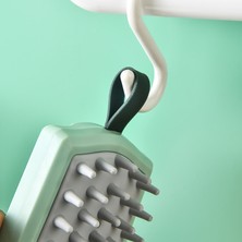 Jinlin Shop B Yeşil Stil Banyo Baş Derisi Masaj Aleti Yumuşak Silikon Şampuan Fırçası (Yurt Dışından)