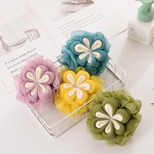 Jinlin Shop B Banyo Yumuşak Duş Ağ Köpük Sünger Peeling Temizleme Topu Beden Cildi Temizleme Aracı Banyo Aksesuarları (Yurt Dışından)