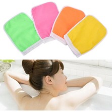 Jinlin Shop B A2 Stili Çift Taraflı Banyo Eldiveni Vücut Temizleme Peeling Eldiven Ölü Cilt Temizleme Duş Banyo Aksesuarları (Yurt Dışından)