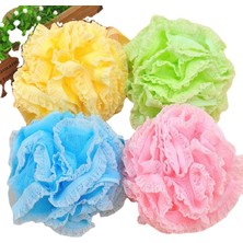 Jinlin Shop B Yeşil Stil Dantel Banyo Topu Banyo Çiçeği Banyo Köpük Topu Çift Ağ Artı Büyük Banyo Topu (Yurt Dışından)