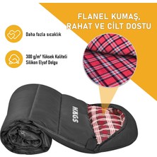 Haegs Uyku Tulumu, Flanel, Battaniye, Kamp Uyku Tulumu, 3 - 4 Mevsim, Yazlık - Kış Uyku Tulumu Haki