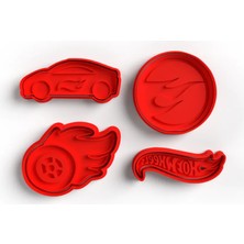 Blendaze Hot Wheels Kurabiye Kalıbı Hamur Şekillendirici