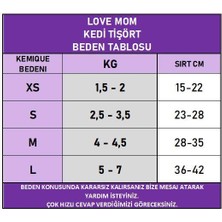 Kemique Annelere Hediye, Hediye Paketli, I Love Mom Pink, Oval Yaka Tişört Kedi Kıyafeti,elbisesi Anneler Günü, Anne