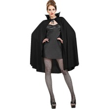 Skygo Siyah Renk Yakalı Halloween Pelerini 90 cm