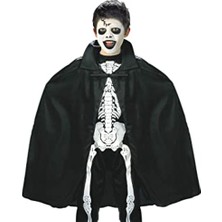 Skygo Siyah Renk Yakalı Halloween Pelerini 90 cm