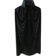 Siyah Yakalı Dracula Pelerini