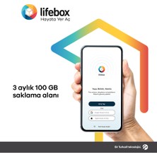 Lifebox 3 Aylık 100 GB Saklama Alanı