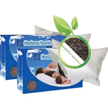 Bonie Kara Buğday Yastığı 2 Tane 50X70CM Gürültüsüz Konforlu Uyku Düzeni