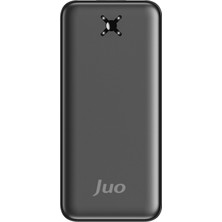 Juo 10000MAH 10.5W Çift Usb-A Çıkışlı Powerbank Taşınabilir Hızlı Şarj Cihazı Siyah