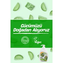 Just Green Organic Bitkisel Sıvı El Sabunu, Aloe Vera Özlü - %100 Doğal Temizlik, 400 Ml.