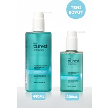 The Purest Solutions Kuru ve Karma Ciltler Için Nemlendirici ve Bariyer Onarıcı Hyalüronik Asit Yüz Temizleme Jeli 400 ml