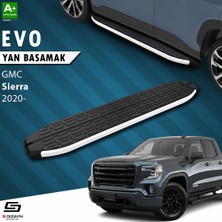 S-Dizayn GMC Sierra 5 Uzun Şase Evo Aluminyum Yan Basamak 253 Cm 2020 Üzeri A+ Kalite