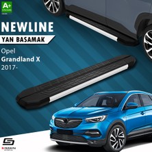 S-Dizayn Opel Grandland X NewLine Aluminyum Yan Basamak 183 Cm 2017-2024 A+ Kalite