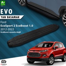 S-Dizayn Ford EcoSport 2 Evo Siyah Yan Basamak 173 Cm 2012-2022 A+ Kalite