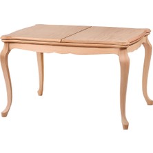 Mobilya Sanatı Ms - Msa 205 / 125  cm  Yıldız Yemek Masası Cilasız Ahşap