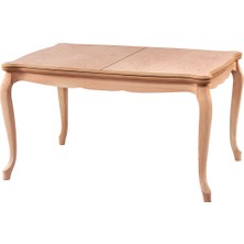 Mobilya Sanatı Ms - Msa 206 / 140  cm  Yıldız Yemek Masası Cilasız Ahşap