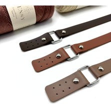 Sensy Uzun Çiftli Deri Çanta Sapı 80 cm