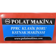 Polat Büyük Plastik Boru Kaynak Makinesi