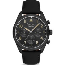 Ferrucci Fonskiyonlu Siyah Kasa Erkek Kol Saati