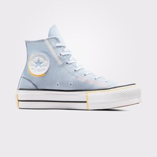 Converse Chuck Taylor All Star Lift  Mavi Platform Sneaker