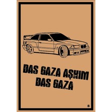 35X50 Bas Gaza Aşkım Baskılı Oto Paspas 100 Adet