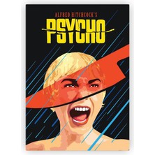 Zinbooz Psycho Sapık Filmi Ahşap Poster 20 x 29 cm