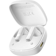 Baseus Bowie E20S True Wireless Kablosuz Kulak Içi Kulaklık Küme Beyaz