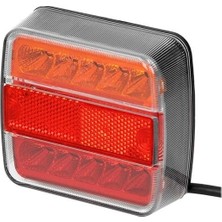 Agus Mıknatıslı LED Römork Stop Lambası Seti 7 Pin Soketli 12V