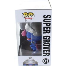 Funko Pop: Tv: Sesame Street - Super Grover Vinyl Figure Protective Case