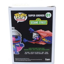 Funko Pop: Tv: Sesame Street - Super Grover Vinyl Figure Protective Case