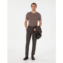 Pierre Cardin Erkek Kahverengi Slim Fit Kumaş Pantolon 50292959-VR029