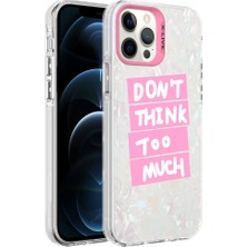 Nova Global Apple iPhone 12 Pro Max Uyumlu Mermer Desenli Marbello Kapak - Pembe