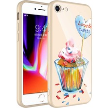 Nova Global Apple iPhone 7 Kılıf Kamera Korumalı Desenli Sert Silikon Epoksi Kapak - No8