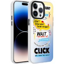 Nova Global Apple iPhone 14 Pro Max Uyumlu Desenli Dragon Sert Kapak - Kelimeler