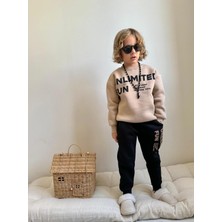 Yiğit Butik Yazı Karakterli Baskılı Erkek Çocuk Takım